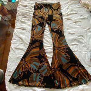 Free People Velvet Flare Pants